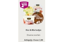 kies en mix toetjes