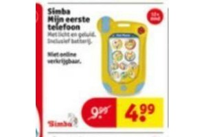 simba mijn eerste telefoon