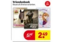 vriendenboek paard