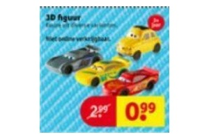 3d figuur cars