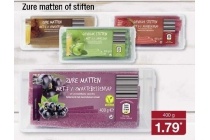 zure matten of stiften