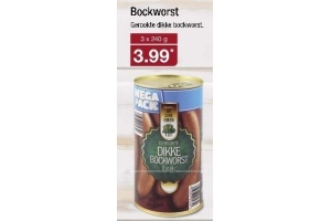 dikke bockworst