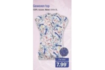 geweven top