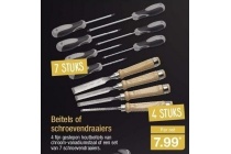 beitels of schroevendraaiers