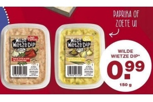 wilde wietze dip paprika of zoete ui