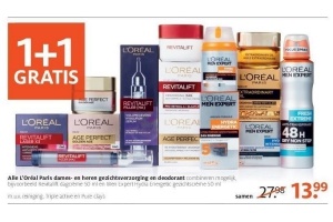 l oreal paris dames en heren gezichtsverzorging en deodorant