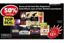 keuze uit het hele olaz regenerist total effects eyes of anti wrinkle assortiment