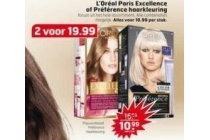 l oreal paris excellence of preference haarkleuring