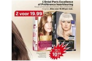 l oreal paris excellence of preference haarkleuring