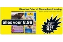 keratine color of blonde haarkleuring