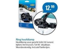 ring hoofdlamp