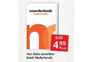 van dale woordenboek nederlands