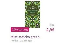 pukka mint matcha green