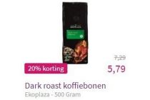 ekoplaza dark roast koffiebonen