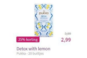 pukka detox with lemon