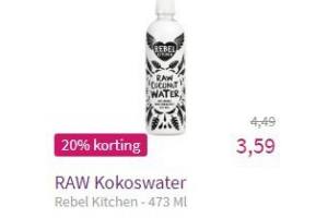 rebel kitchen raw kokoswater