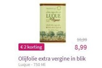 luque olijfolie extra vergine in blik