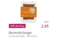 la vie est belle bermuda burger