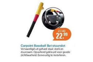 carpoint baseball bat stuurslot