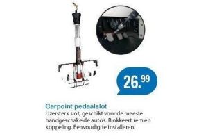 carpoint pedaalslot