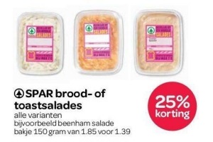 spar brood of toastsalades