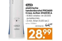 elektrische tandenborstel pro600 cross action d16513ca