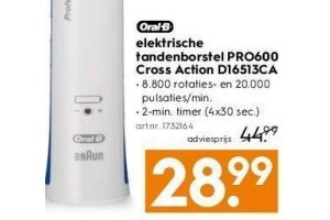elektrische tandenborstel pro600 cross action d16513ca
