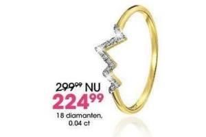 diamanten gouden ring