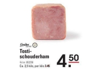 tosti schouderham