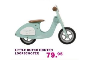 little dutch houten loopscooter