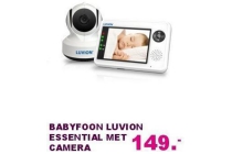 babyfoon luvion essential met camera