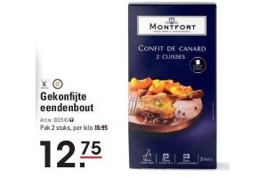 gekonfijte eendenbout