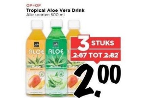 tropical aloe vera drink