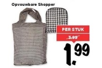 opvouwbare shopper