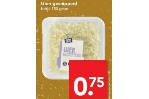 uien gesnipperd