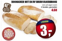 boonacker wit en of bruin vloerbrood