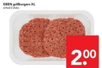 deen grillburgers xl