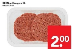 deen grillburgers xl