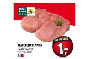 magere hamlappen