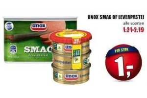 unox smac of leverpastei