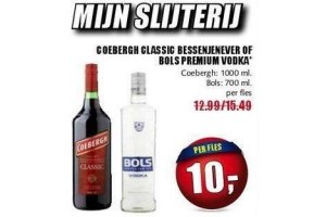 coebergh classic bessenjenever of bols premium vodka