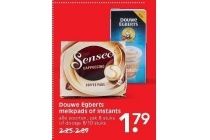 douwe egberts melkpads of instants