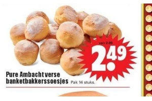 pure ambacht verse banketbakkerssoesjes