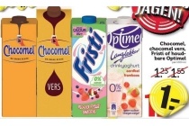 chocomel chocomel vers fristi of houdbare optimel