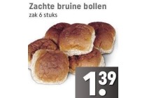 zachte bruine bollen