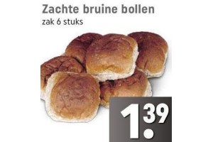 zachte bruine bollen