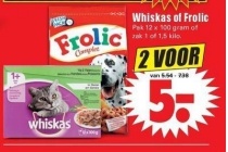 whiskas of frolic
