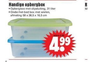 handige opbergbox