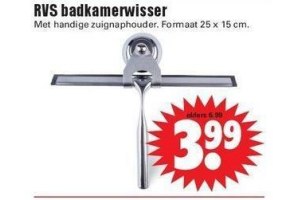 rvs badkamerwisser