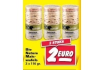 bio nature maiswafels